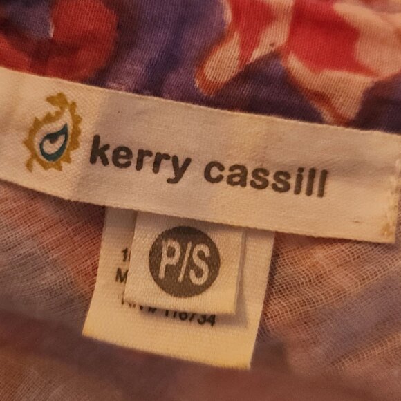 KERRY CASSILL 100% Indian Cotton Batik Handprinted Tunic Dress - Picture 8 of 9